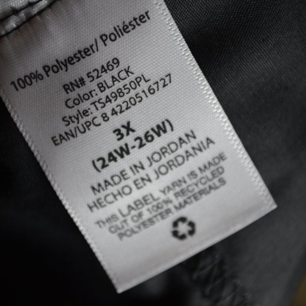 NWT Terra & Sky Leather like Pants 3X PLUS SIZE - Picture 6 of 9